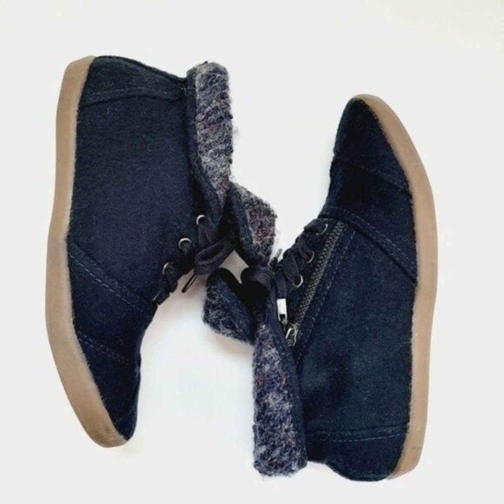 New - CALL IT SPRING Women's Ashlee Ankle Booties Shootie Navy Sneaker Sz 6 - Picture 11 of 12